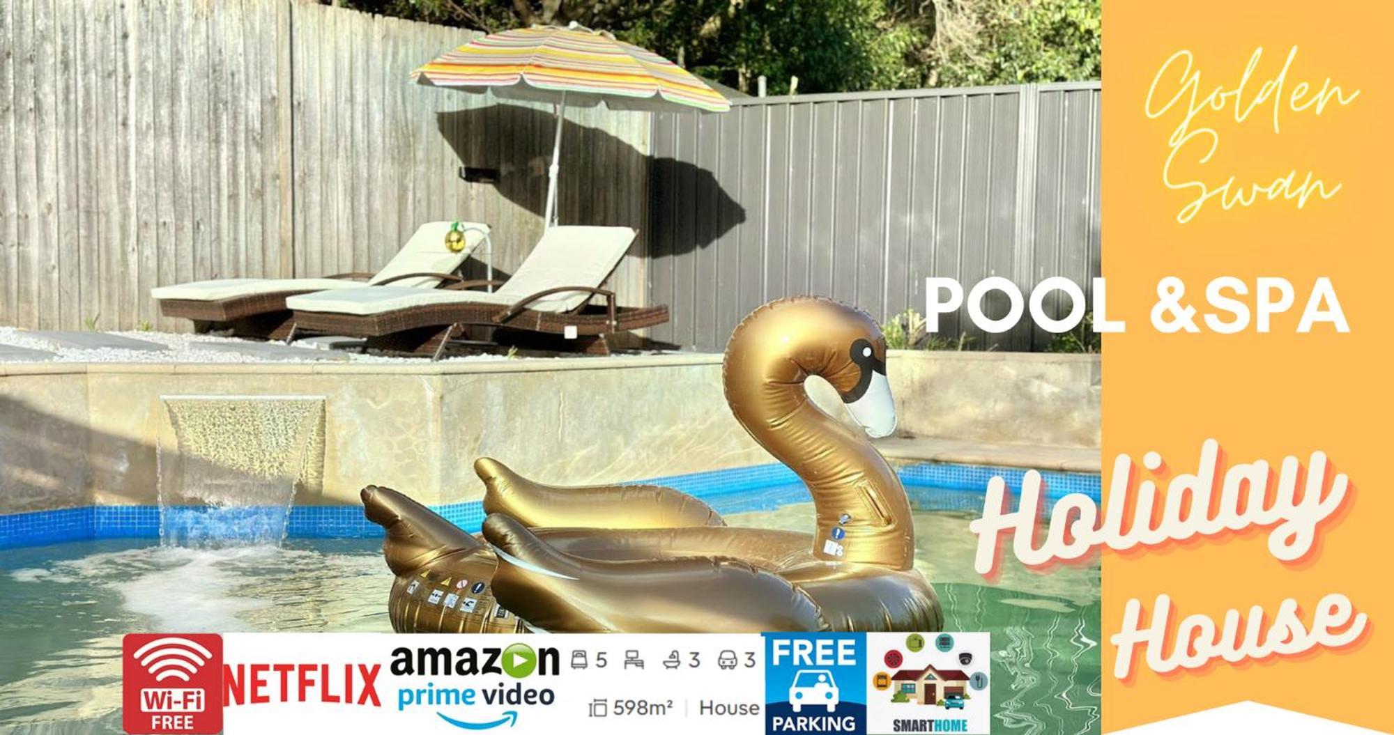 Casa vacanze Heated Toilet Seat - Air Conditioning- Hot Tub - Dryer - Electrical Bbq Grill - Pool - Arcade Games At Golden Swan House Sydney